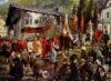 Fronleichnamsprozession in Hofgastein, um 1880