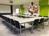 Conventraum mit Prunkwappen Grals an der rechten Wand